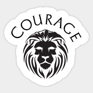 Stoic Virtues, Courage Sticker